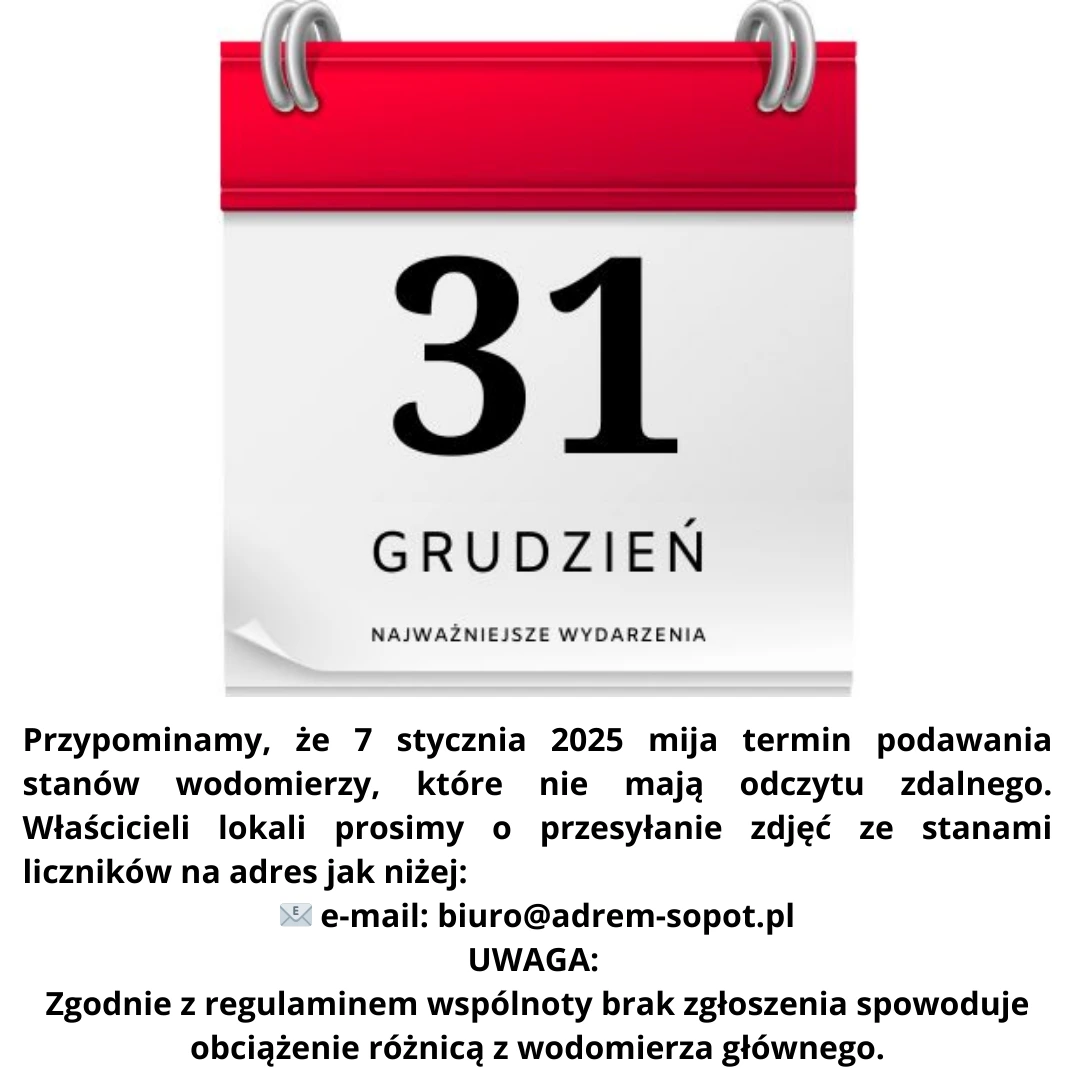 kartka z kalendarza 31 Grudzień, najważniejsze wydarzenia